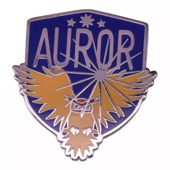 *50% OFF! Harry Potter Auror pin magical world flair pins hogwarts enamel gold - Picture 3 of 3